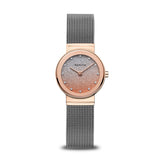 Bering Classic Glitter Rose Gold Ombre 26mm Case Watch SALE