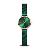 Bering Classic Green Rose Gold 22mm Case Watch SALE