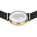 Bering Classic Black Mother of Pearl Yellow Gold 34mm Case Watch SALE