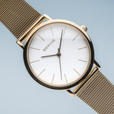 Bering Classic White Yellow Gold 36mm Case Watch SALE