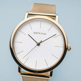 Bering Classic White Yellow Gold 36mm Case Watch SALE