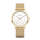 Bering Classic White Yellow Gold 36mm Case Watch SALE