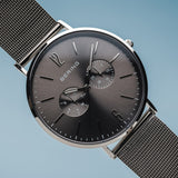 Bering Classic Grey Silver 40mm Case Watch SALE