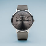 Bering Classic Grey Silver 40mm Case Watch SALE