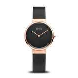 Bering Classic Black Rose Gold 26mm Case Watch SALE