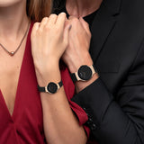 Bering Classic Black Rose Gold 26mm Case Watch SALE