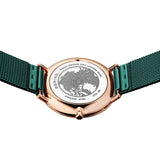 Bering Ultra Slim Teal Rose Gold 29mm Case Watch SALE