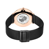 Bering Ultra Slim Black Rose Gold 39mm Case Watch SALE