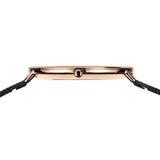 Bering Ultra Slim Black Rose Gold 39mm Case Watch SALE