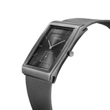 Bering Classic Grey 33mm Rectangular Case Watch SALE