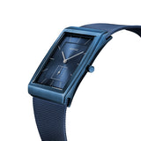 Bering Classic Blue 33mm Rectangular Case Watch SALE