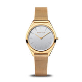 Bering Ultra Slim Silver Yellow Gold 31mm Case Watch SALE