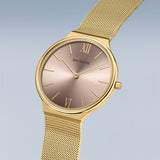 Bering Ultra Slim Rose Gold Yellow Gold 34mm Case Watch SALE