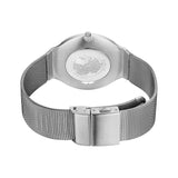 Bering Ultra Slim White Silver 40mm Case Watch SALE