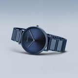 Bering Ceramic Navy Blue 31mm Case Watch SALE