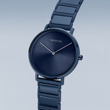 Bering Ceramic Navy Blue 31mm Case Watch SALE