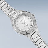 Bering Arctic Sailing White Silver 36mm Case Watch SALE