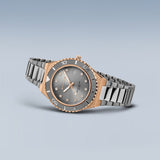 Bering Arctic Sailing Grey Rose Gold 36mm Case Watch SALE