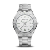 Bering Arctic Sailing White Silver 40mm Case Watch SALE
