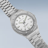 Bering Arctic Sailing White Silver 40mm Case Watch SALE