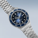 Bering Arctic Sailing Blue Silver 40mm Case Watch SALE