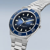 Bering Arctic Sailing Blue Silver 40mm Case Watch SALE