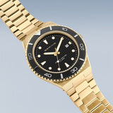 Bering Arctic Sailing Black Yellow Gold 40mm Case Watch SALE