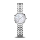 Bering Classic Mother of Pearl Silver 26mm Case Watch SALE