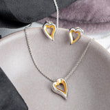 Kit Heath Desire Love Story Gold Heart Necklace SALE