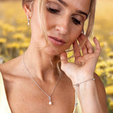 Kit Heath Blossom Flyte Honey Flower Oval Pearl Necklace