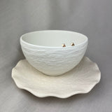 9ct Rose Gold Small Pyramid Stud Earrings