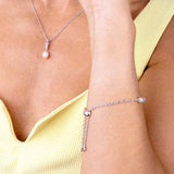 Kit Heath Blossom Flyte Honey Flower Pearl Toggle Bracelet