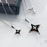 Kit Heath Nocturne Astoria Onyx Star Necklace SALE