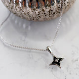 Kit Heath Nocturne Astoria Petite Onyx Star Necklace SALE