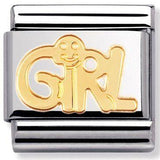Nomination Classic Gold GIRL Charm SALE