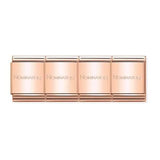 Nomination Big Size Rose Gold Colour Single Basic Link SALE