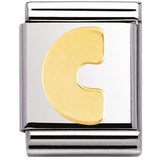 Nomination Big Size Gold Initial Charm SALE