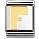 Nomination Big Size Gold Initial Charm SALE