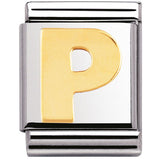 Nomination Big Size Gold Initial Charm SALE