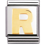 Nomination Big Size Gold Initial Charm SALE