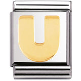 Nomination Big Size Gold Initial Charm SALE