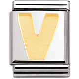 Nomination Big Size Gold Initial Charm SALE