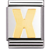 Nomination Big Size Gold Initial Charm SALE