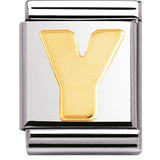 Nomination Big Size Gold Initial Charm SALE