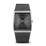 Bering Classic Grey 33mm Rectangular Case Watch SALE