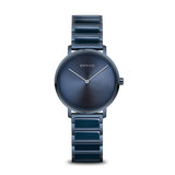 Bering Ceramic Navy Blue 31mm Case Watch SALE