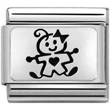 Nomination Classic Sterling Silver Family Baby Girl Charm SALE