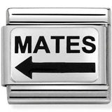 Nomination Classic Silver Enamel (Soul) Mates Charm SALE
