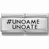 Nomination Classic Silver #unoameunoate Double Charm SALE