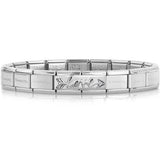 Nomination Classic Silver CZ Love Arrow Double Charm SALE